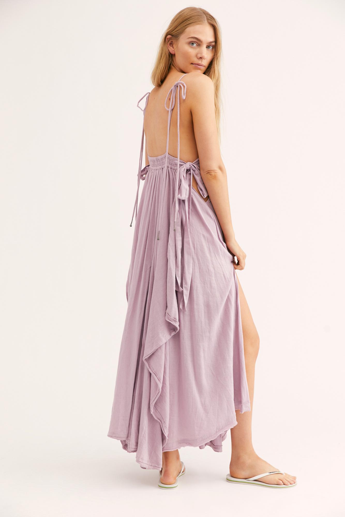 Free People Cotton Tropical Heat Maxi Dress By Endless Summer In Pink 