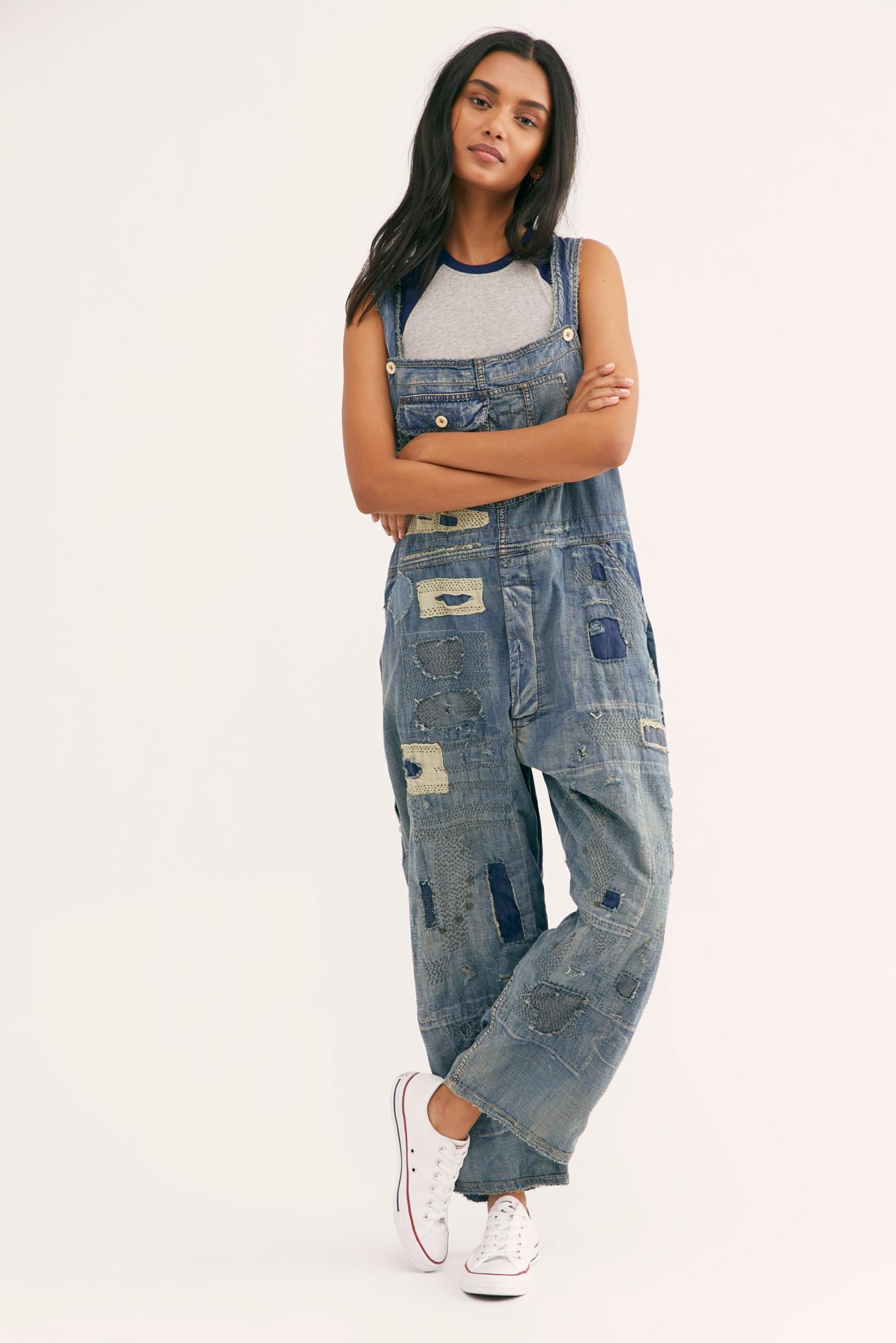 Free People ★ Magnolia Pearl Madras Harem Overalls Magnolia Pearl Overalls 073 Madras G – Nikko Blu Boutique