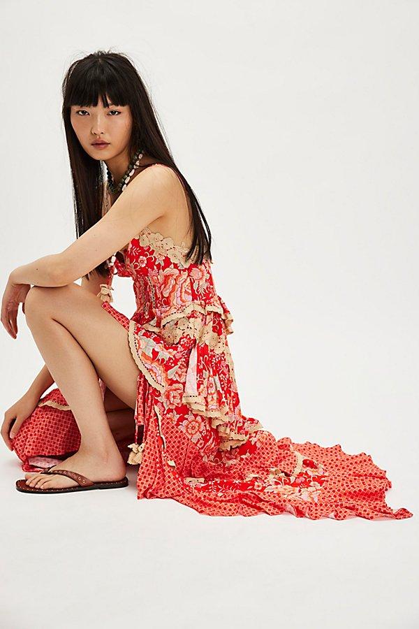 Spell X Fp Full Bloom Ruffle Dress in Red | Lyst