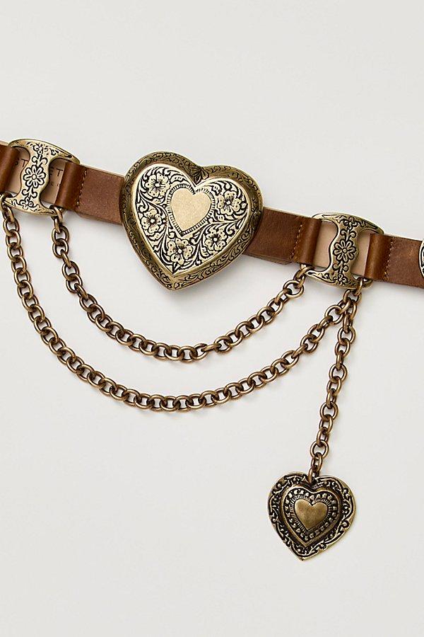 Streets Ahead Queen Of Hearts Belt By in Metallic | Lyst display picture 3