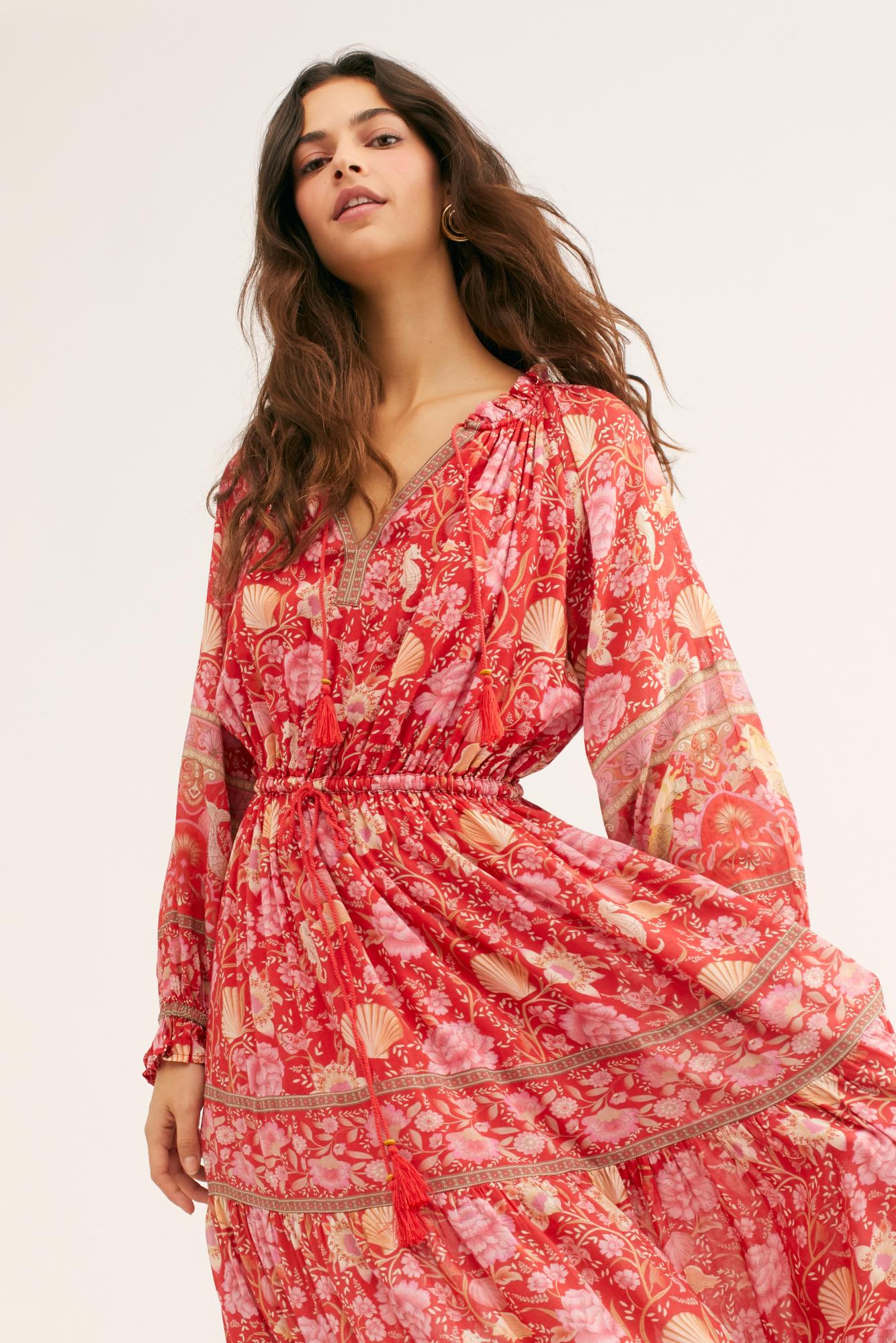 Free People Seashell Gown By Spell And The Gypsy Collective in Red | Lyst