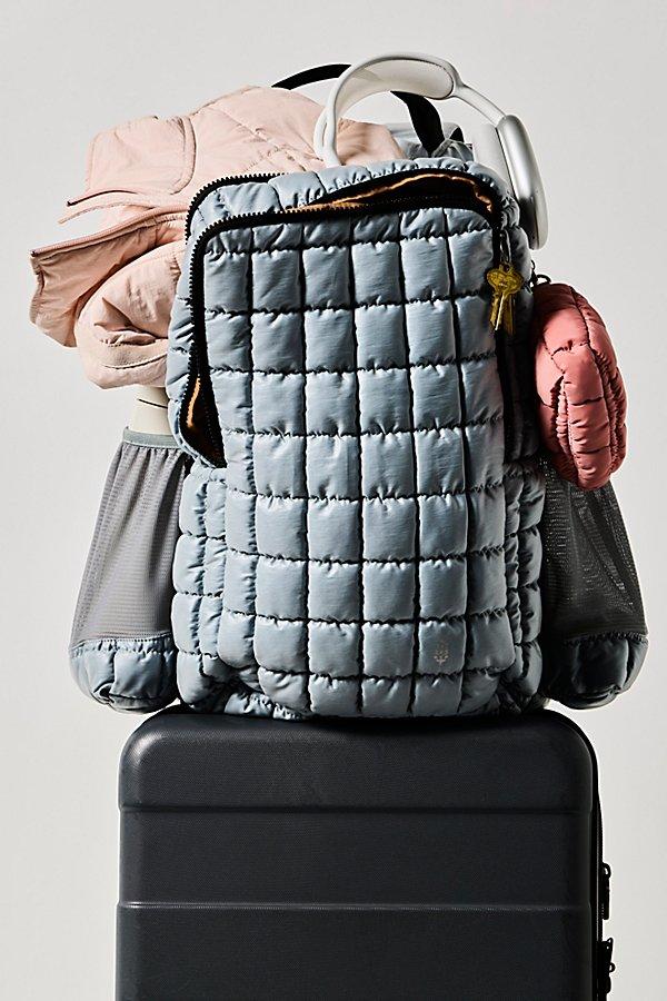 Free People Quilted Teal Green Hiker Backpack NWT Quilted Backpack | Free People main image 3