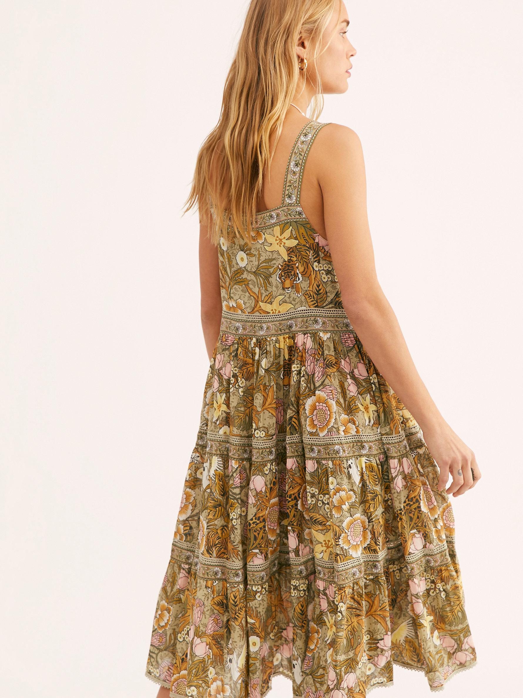 jungle midi sundress spell