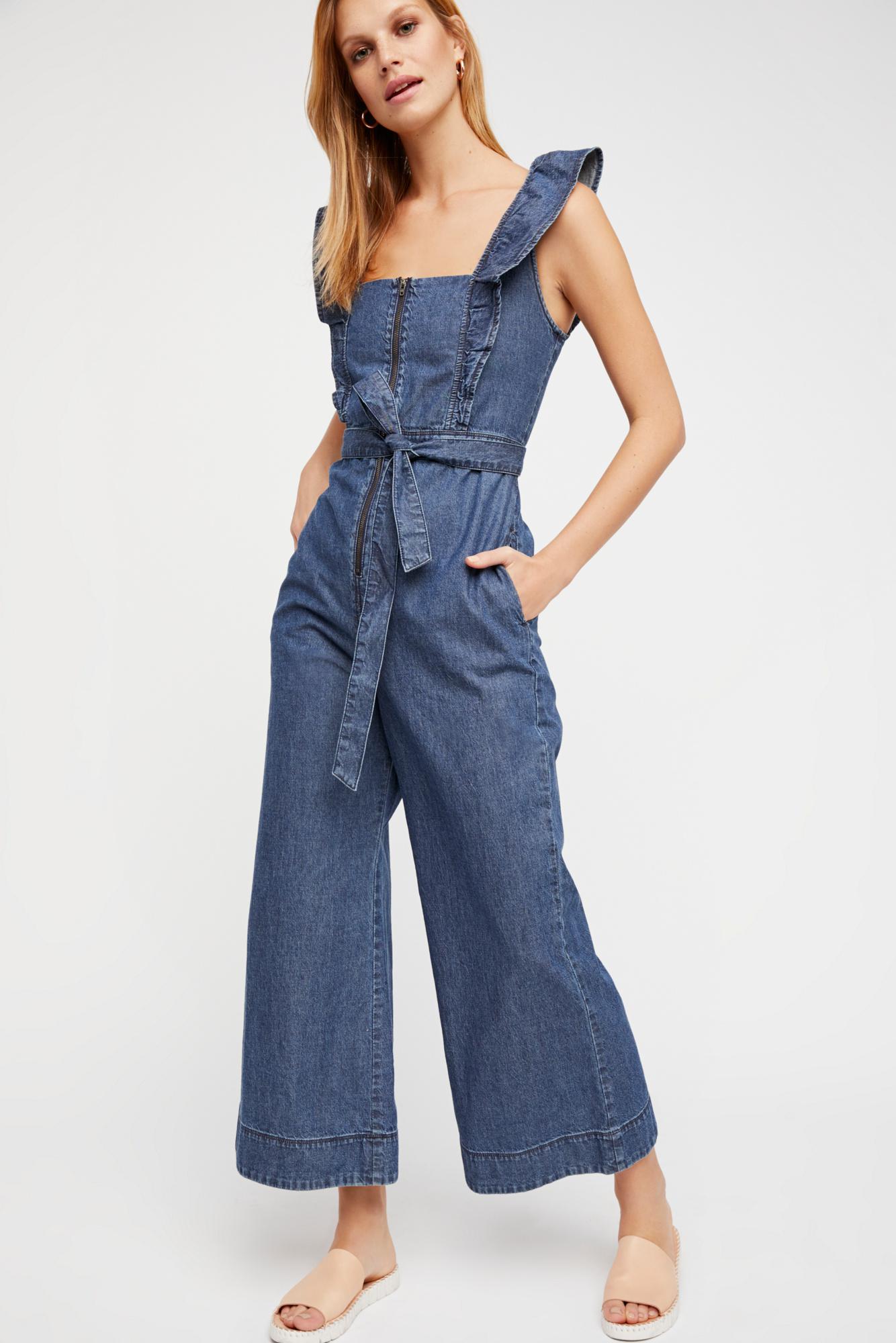 Free people sun valley jumpsuit Clearance