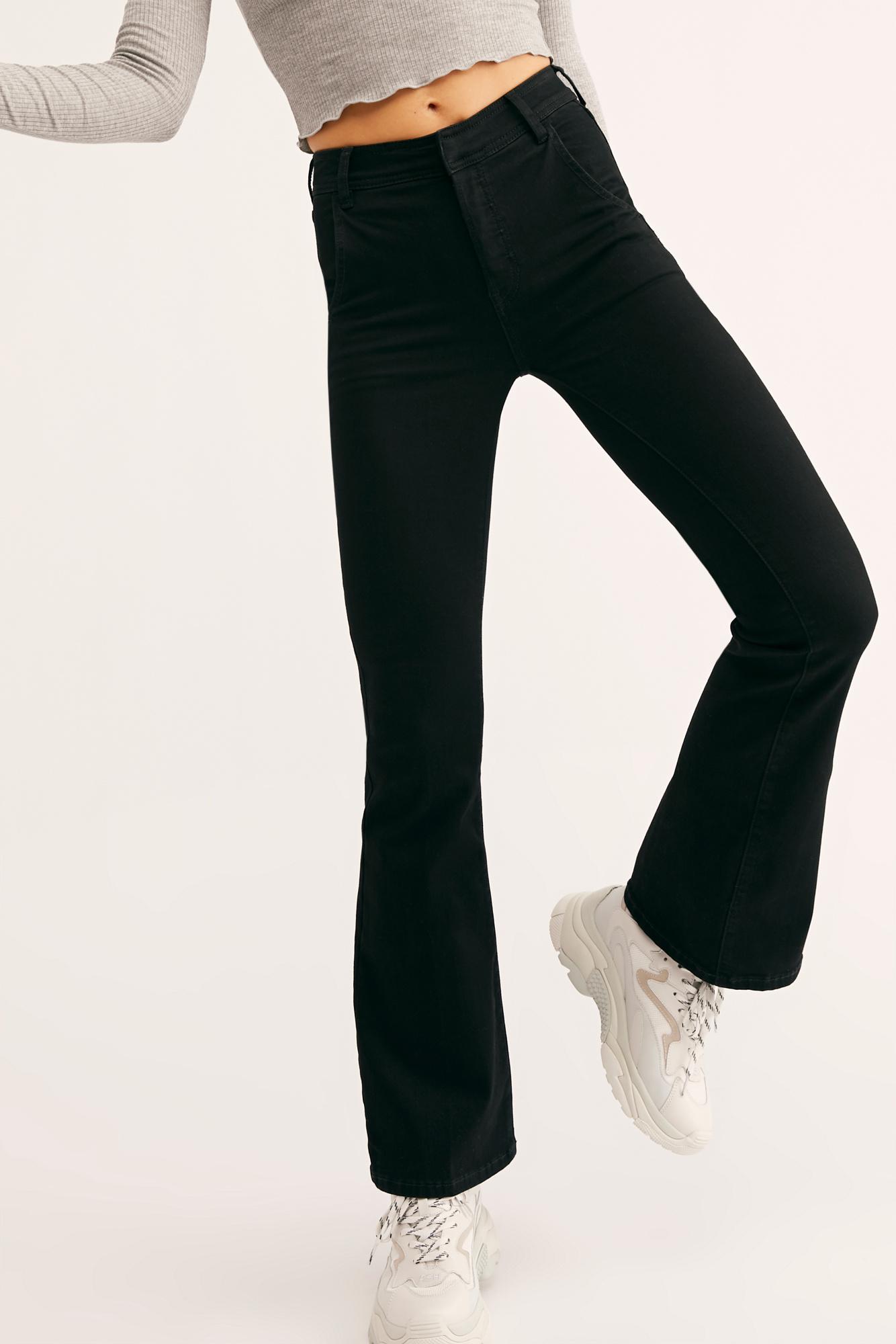 slim flare jeans