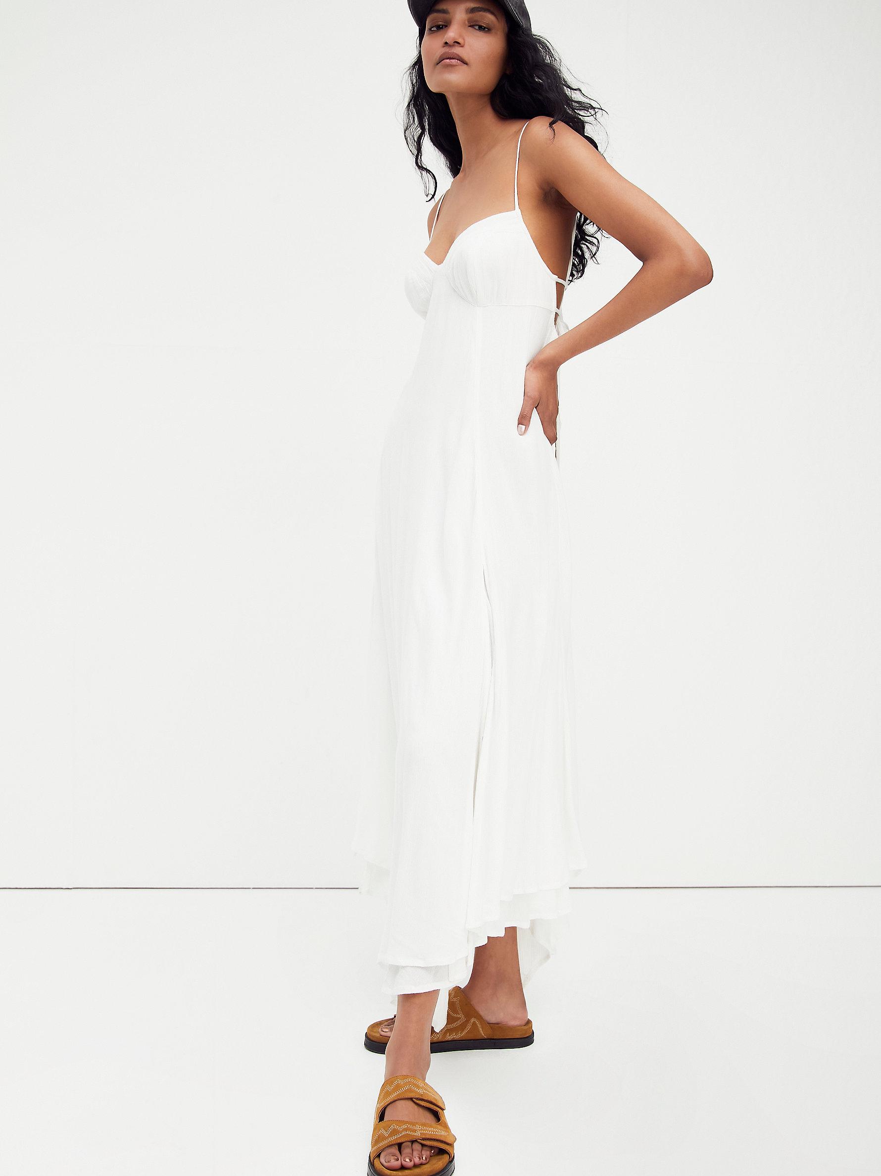 Deep Sea Maxi Dress in Ivory 