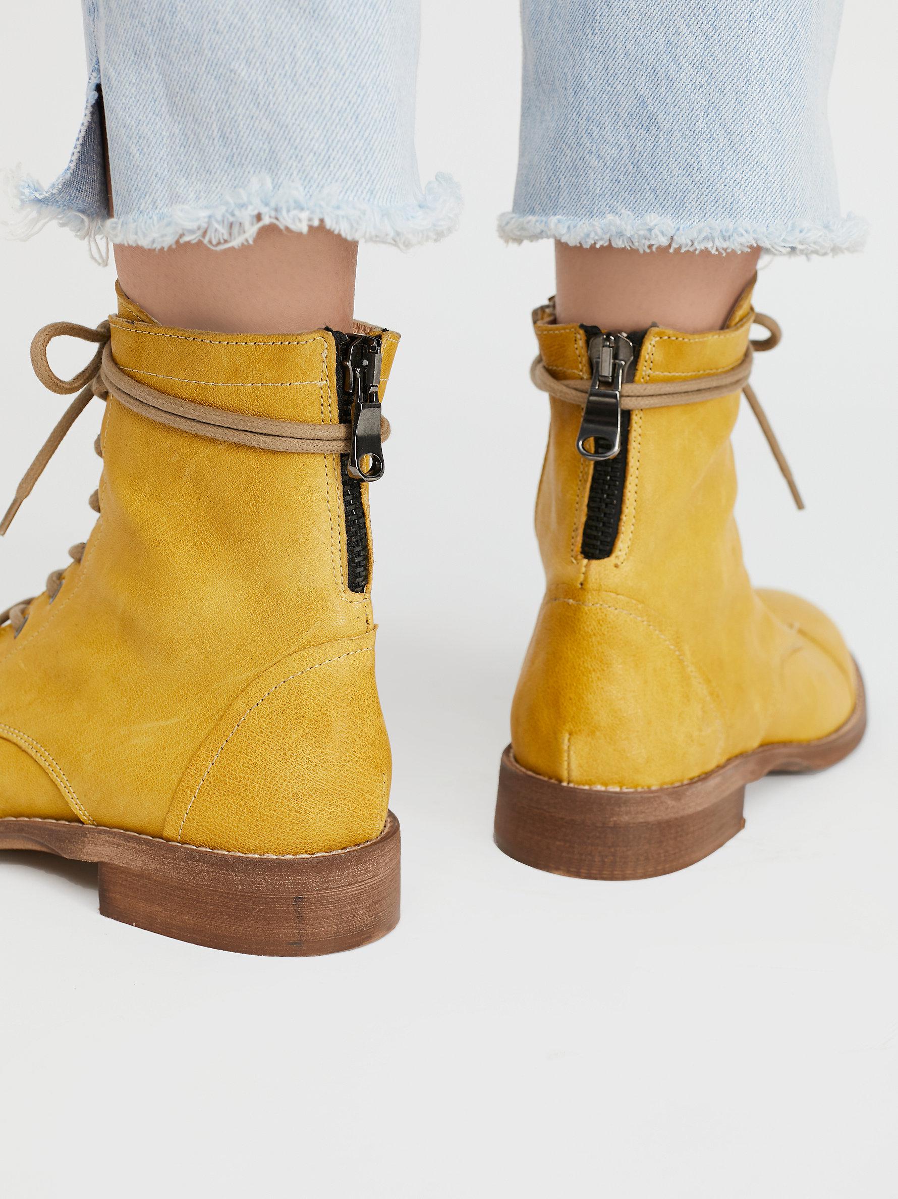 free people portland lace up boot