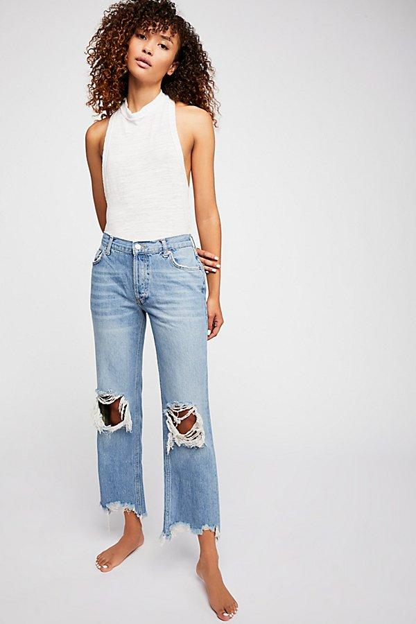 maggie mid rise straight leg jeans