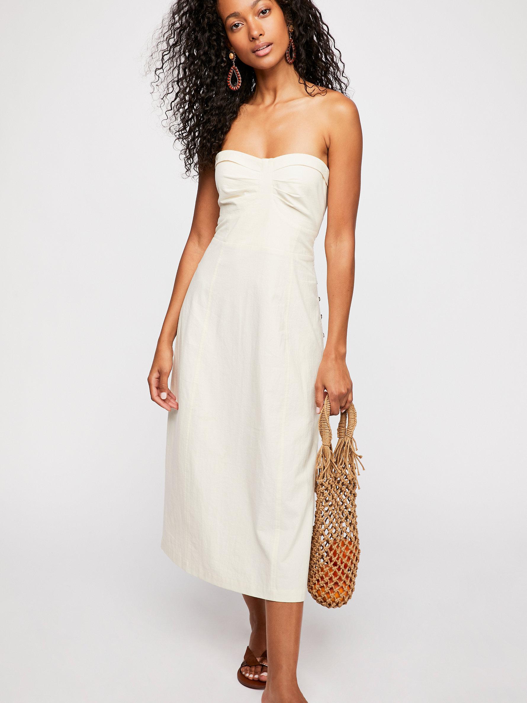 free people life like this strapless dress