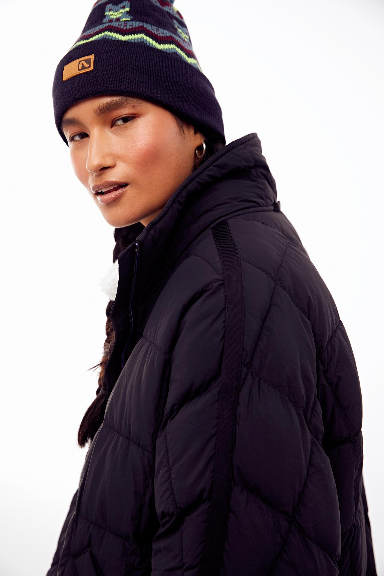 Free People Synthetic Pippa Packable Puffer Jacket By Fp Movement in Black - Lyst