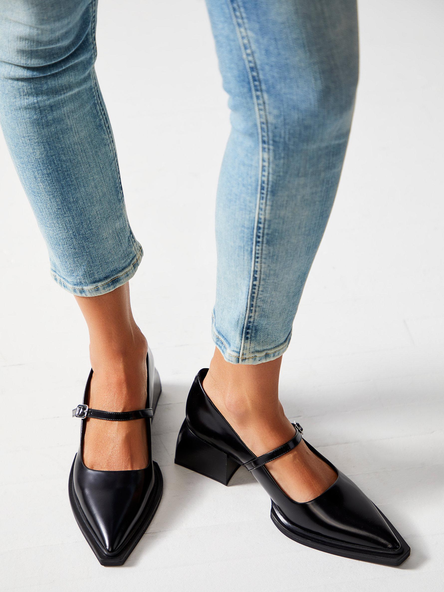 Free People Vagabond Vivian Heels in Blue | Lyst