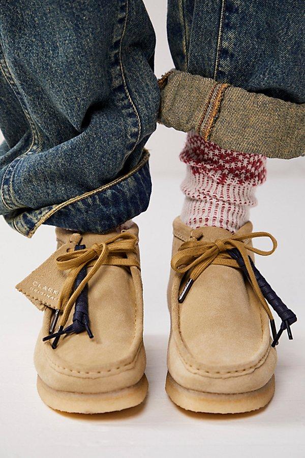 Clarks Wallabee Boots At Free People In Maple Suede, Size Clarks Wallabee Boots At Free People In Maple Suede, Size