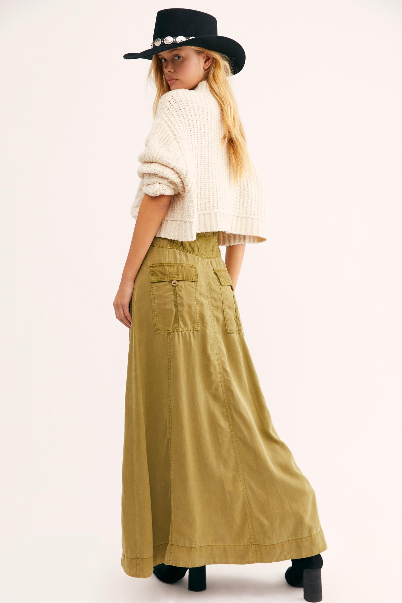 Free people utility skirt Clearance
