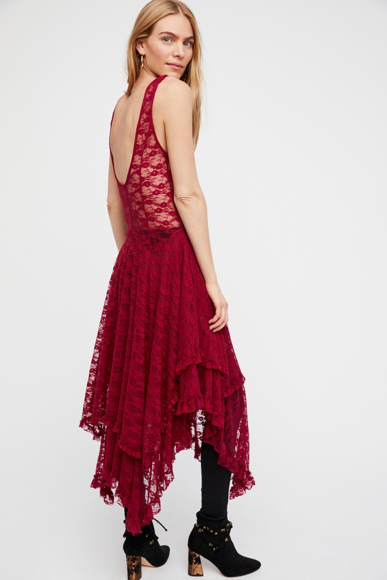 Free People Lace French Courtship Slip By Intimately Chemise Lyst