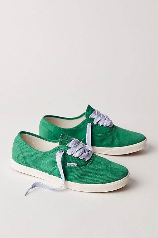 スニーカー ^VANS^ Authentic Lowpro Denim Burdant Green VN000D04J5F1 VANS】 ヴァンズ Authentic Lowpro オーセンティックロー
