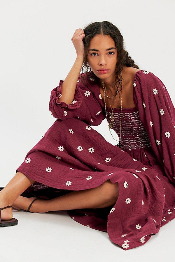 Free People Dahlia Embroidered Maxi Dress | Lyst Free People Dahlia Embroidered Maxi Dress | Lyst