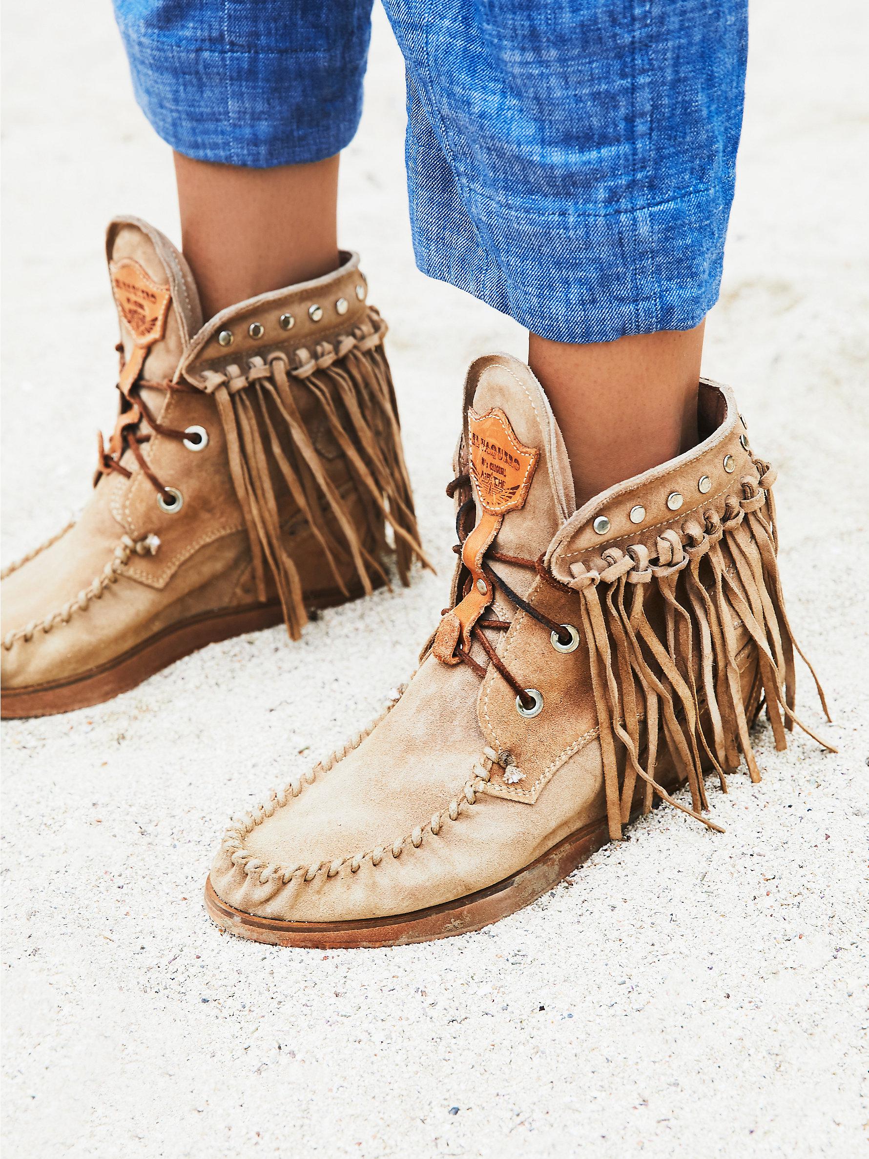 Free People Roseland Moccasin Boot | Lyst Australia