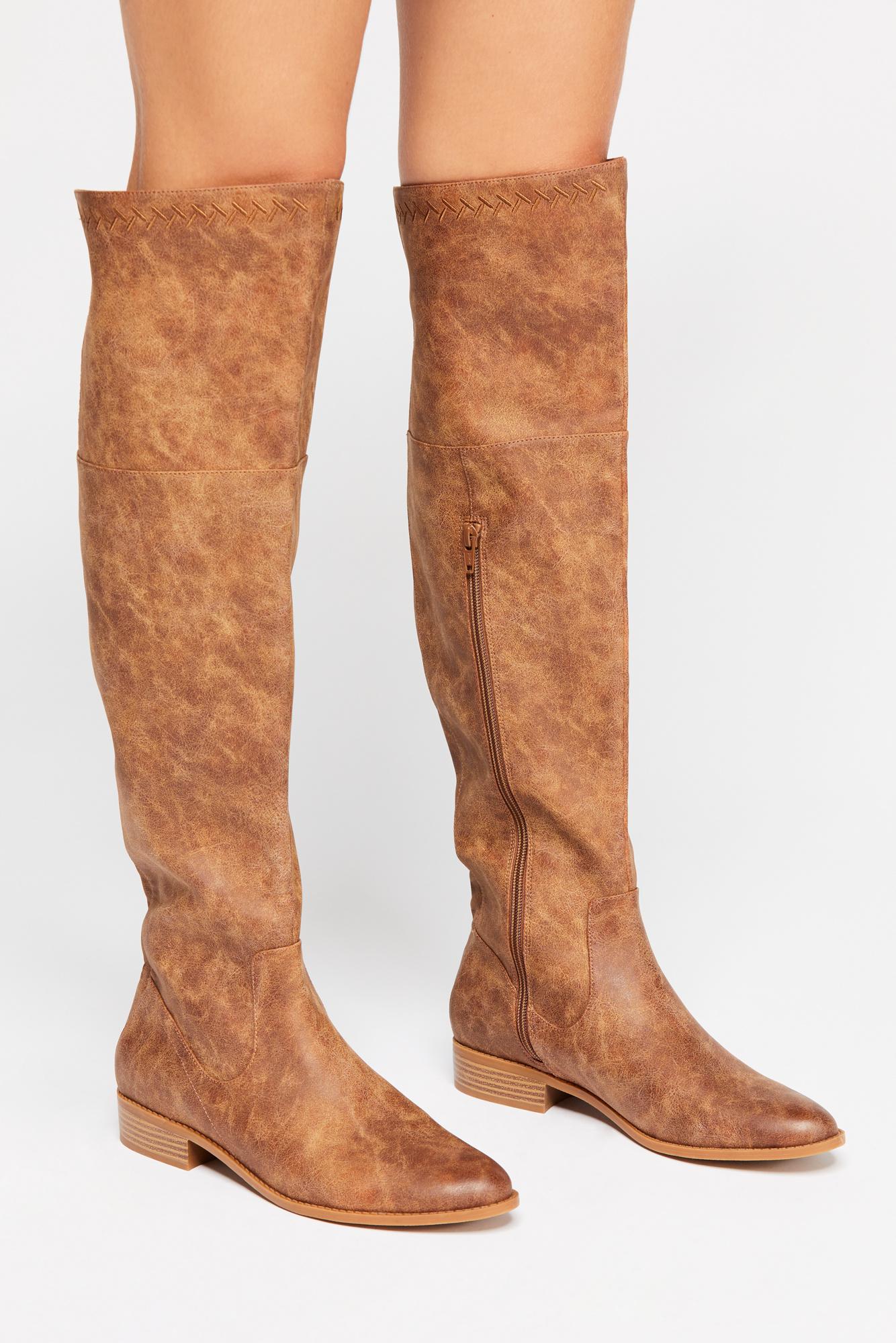 vegan tan boots