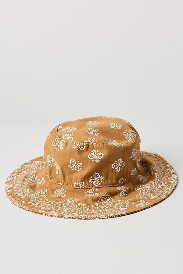 Free People Bandana Bucket Hat in Brown | Lyst display picture 1