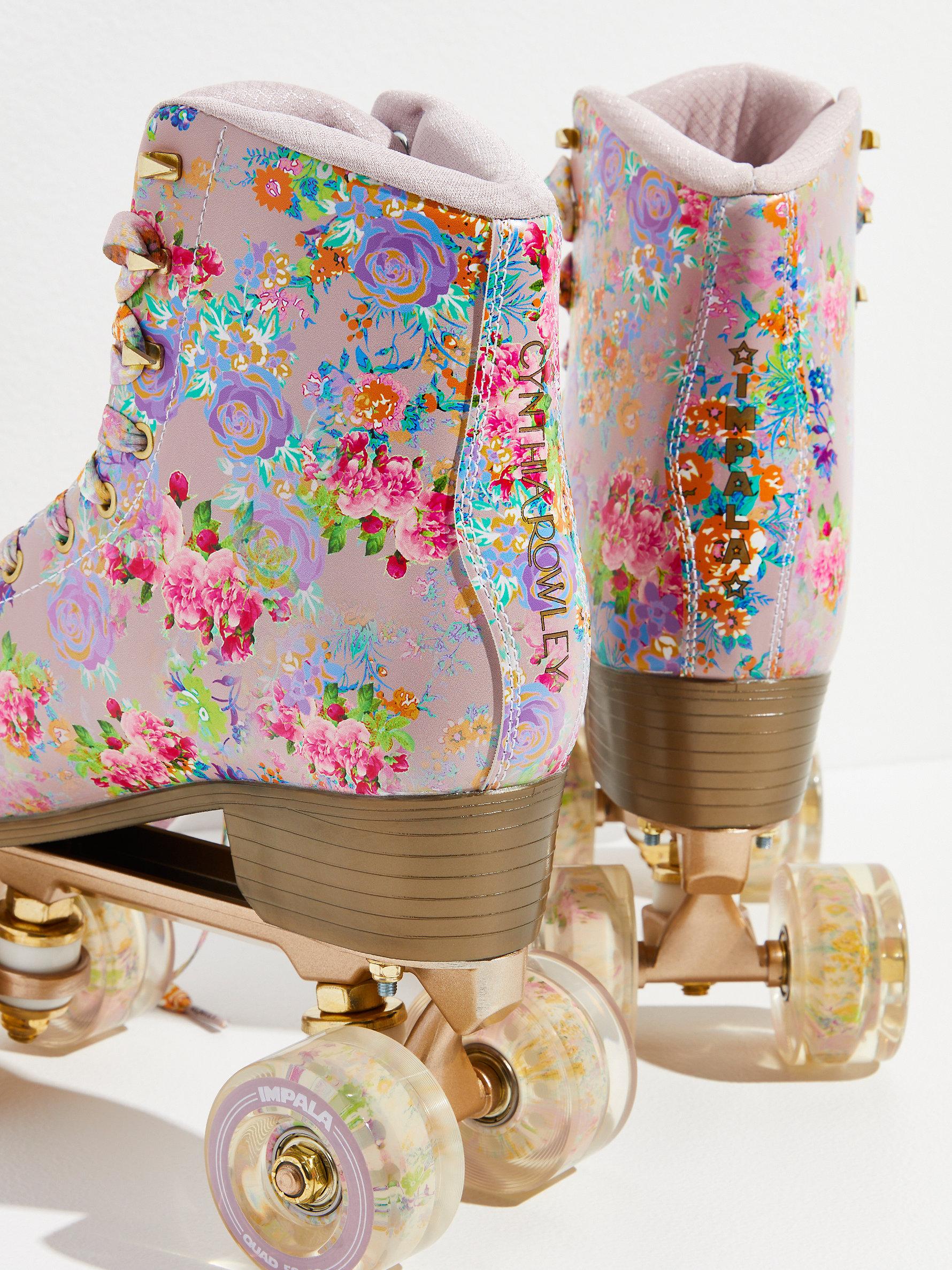Free People Rubber Cynthia Rowley X Impala X Fp Movement Roller Skates in  Floral (Pink) | Lyst