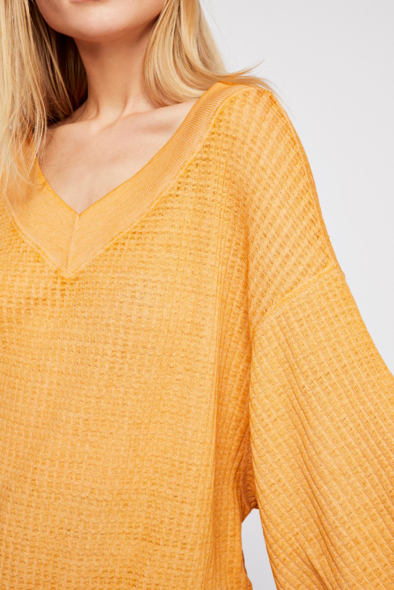 Free people south sales side thermal top