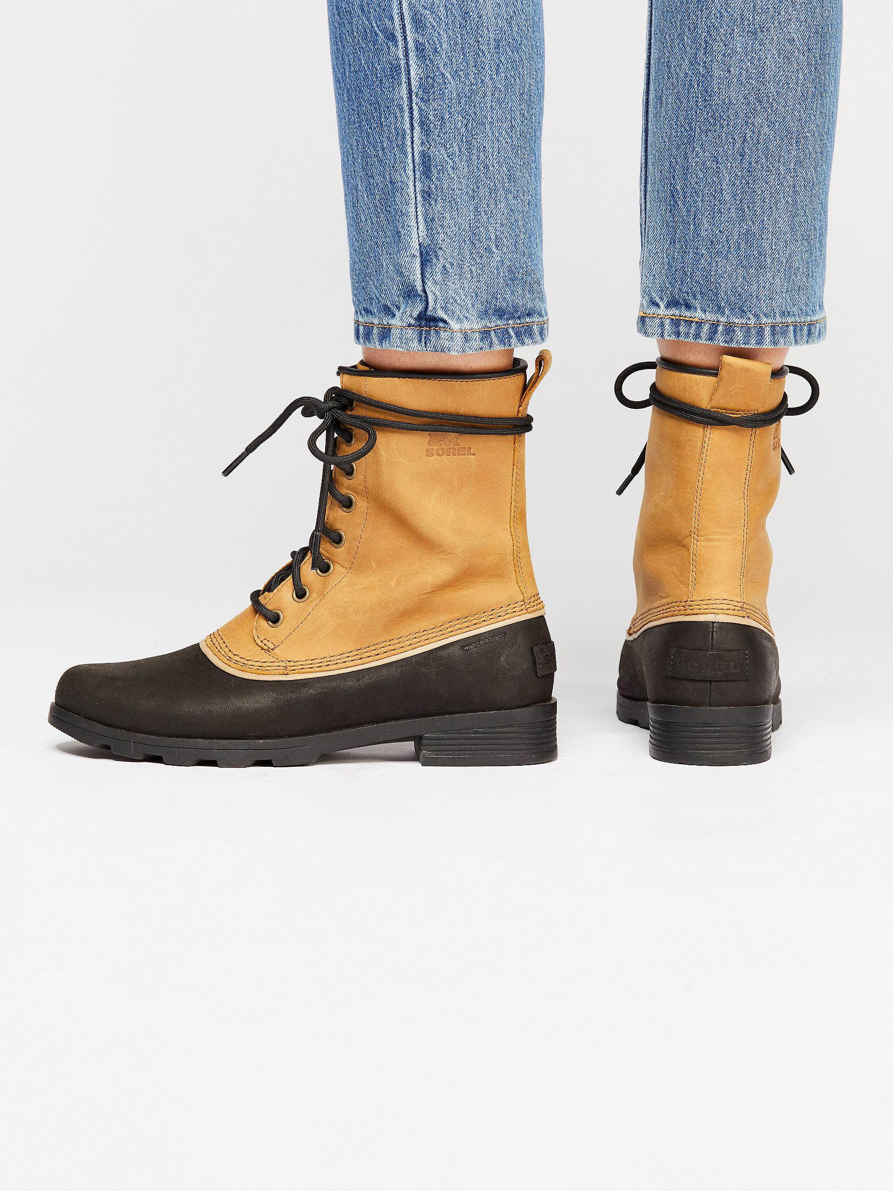 sorel emelie 1964 leather boot