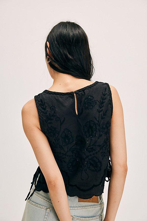 フリーピープル Free People Faded Gardens Tank レディース シャツ トップス Washed Black Faded Gardens Tank | Free People