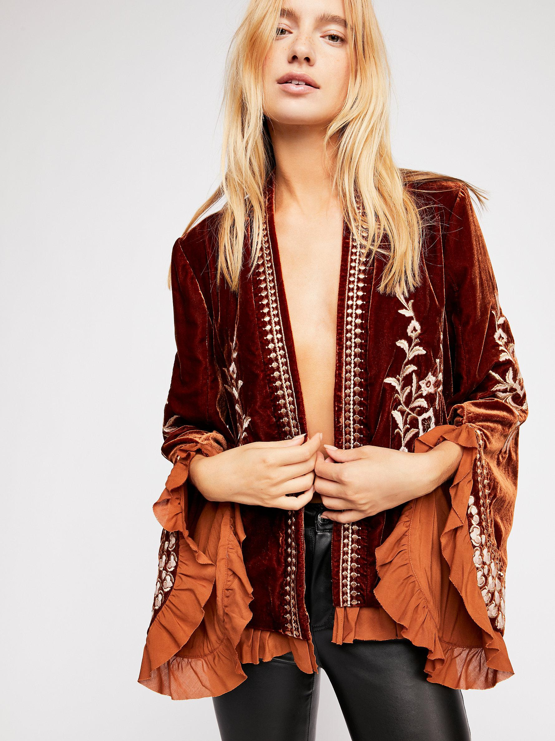 Free People Paisley Park Jacket in 