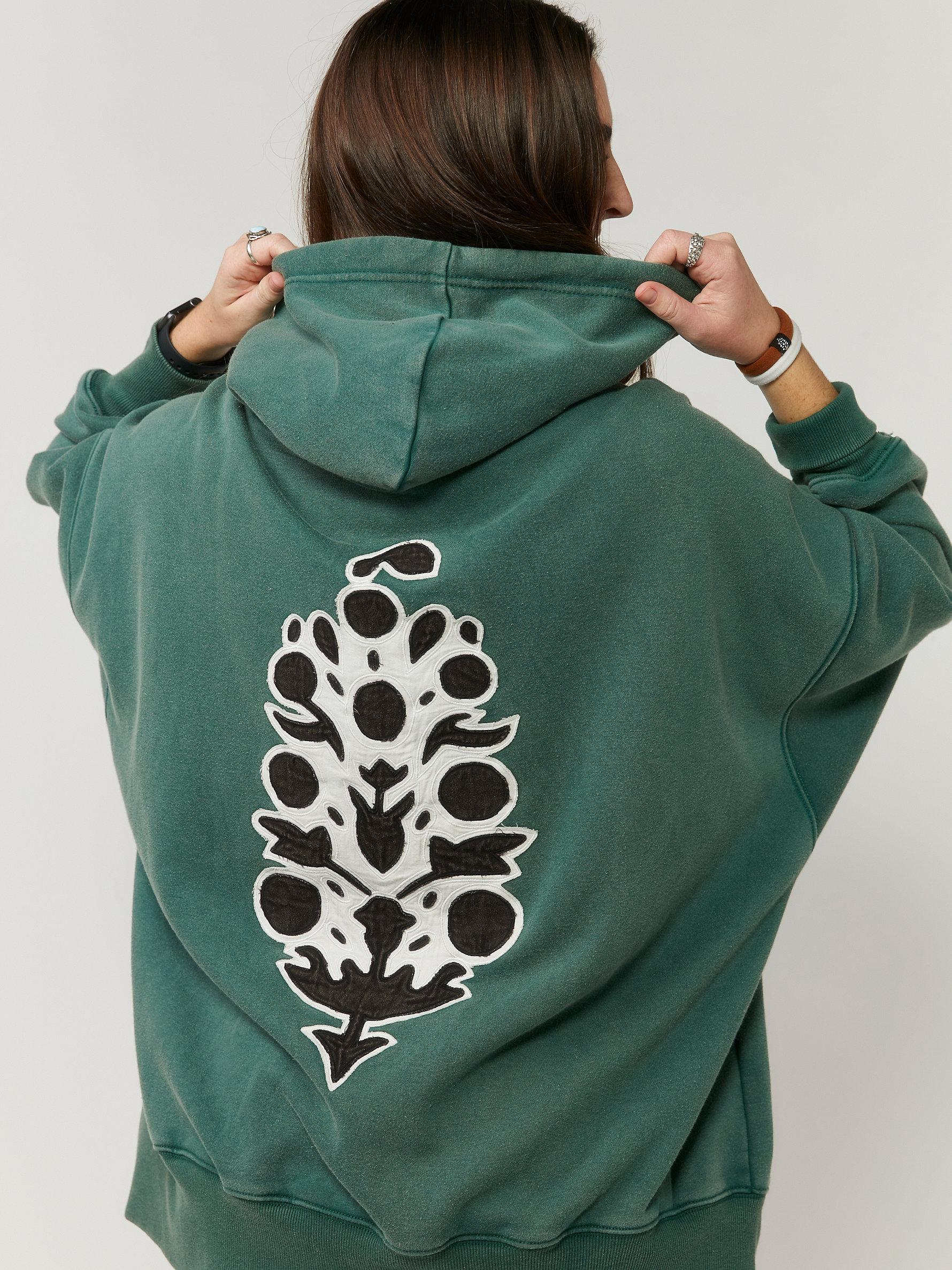 Free People Sprint To The Finish Logo Hoodie in Green Lyst