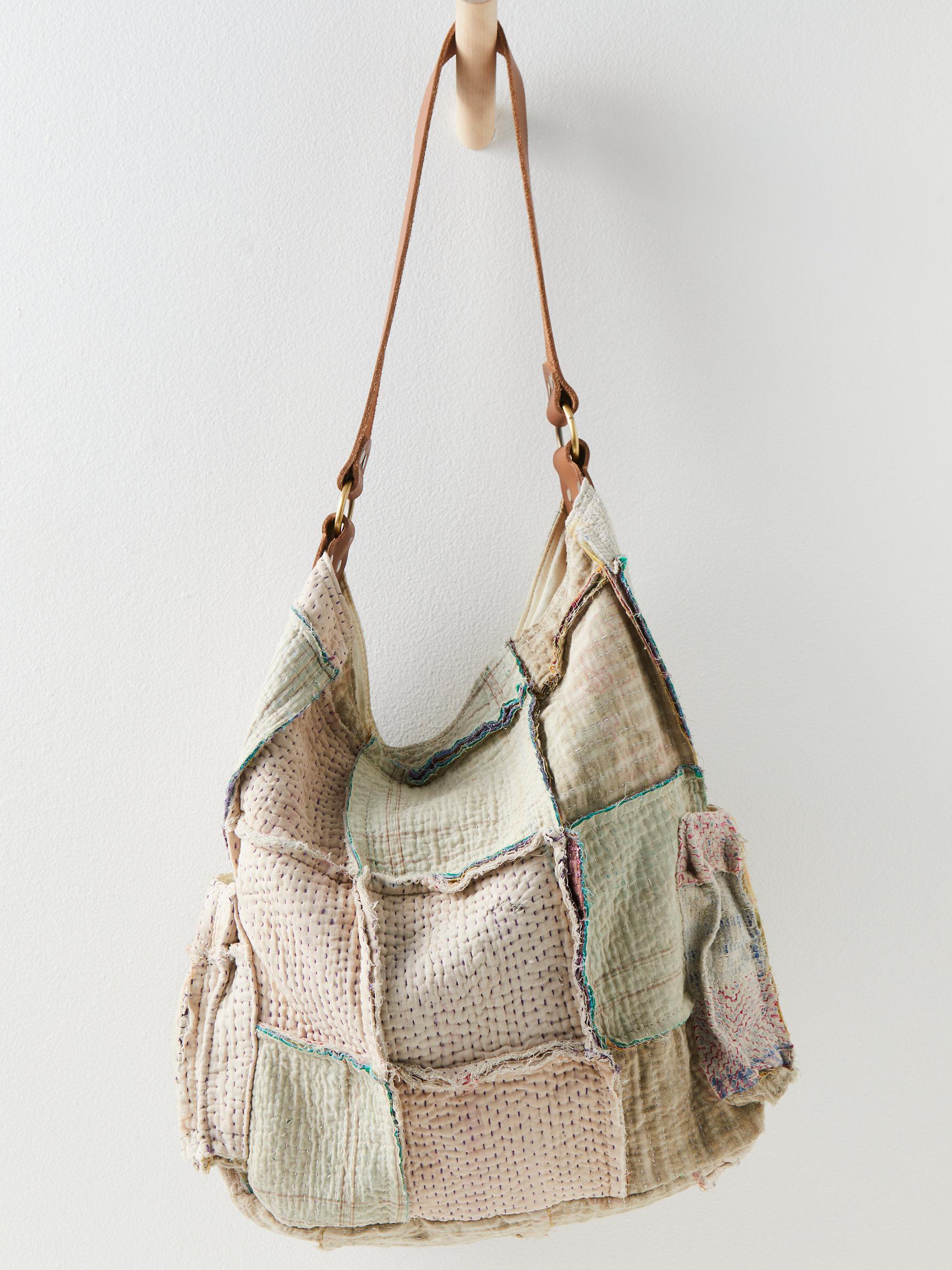 Free People Sac Fourre-tout Patchwork Kaleidoscope in Natural | Lyst