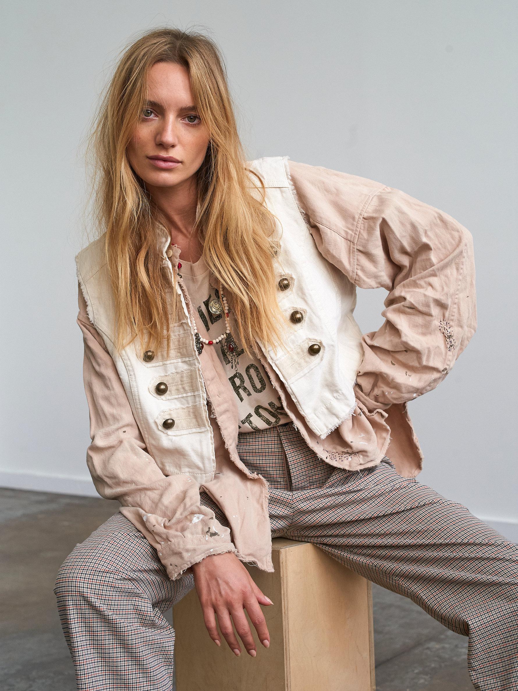 Free People Charlie Denim Vest | Lyst