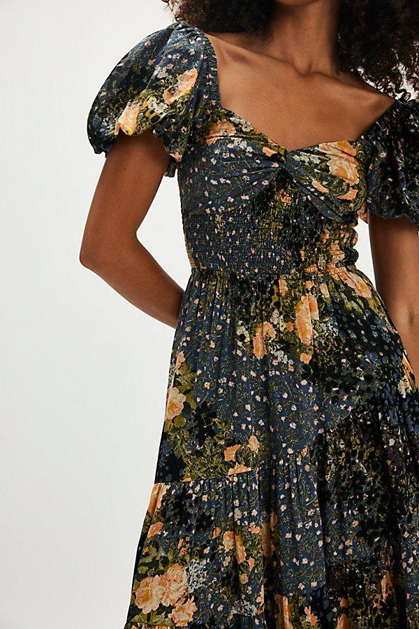 chinese dress ladies Sundrenched Short-Sleeve Maxi Dress ~ Free People – Arizonia Rose main image 1