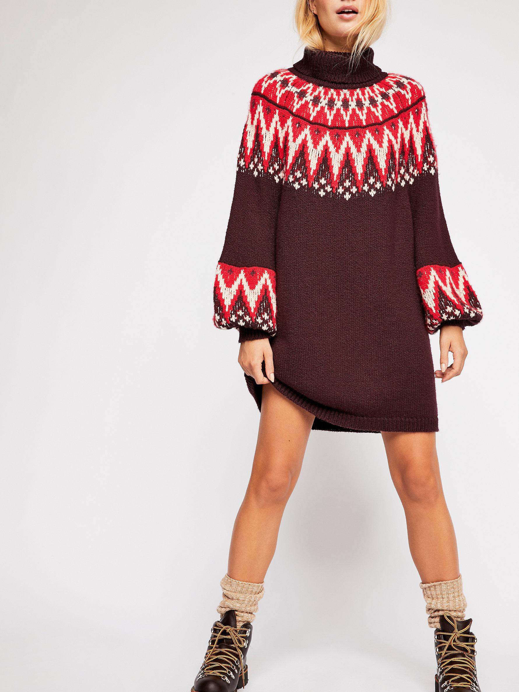 free people scotland sweater dress