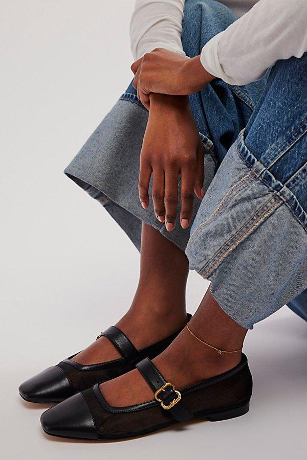 Sam Edelman Miranda Buckle Ballet Flats in Black Lyst