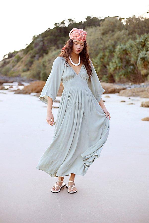 free people dixie maxi dress Dixie V-Neck Jersey Maxi Dress by free-est at Free People in White, Size: XS