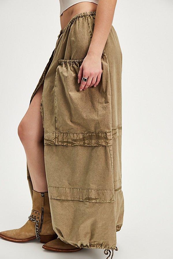 Free People Eloise Maxi Skirt in Natural | Lyst