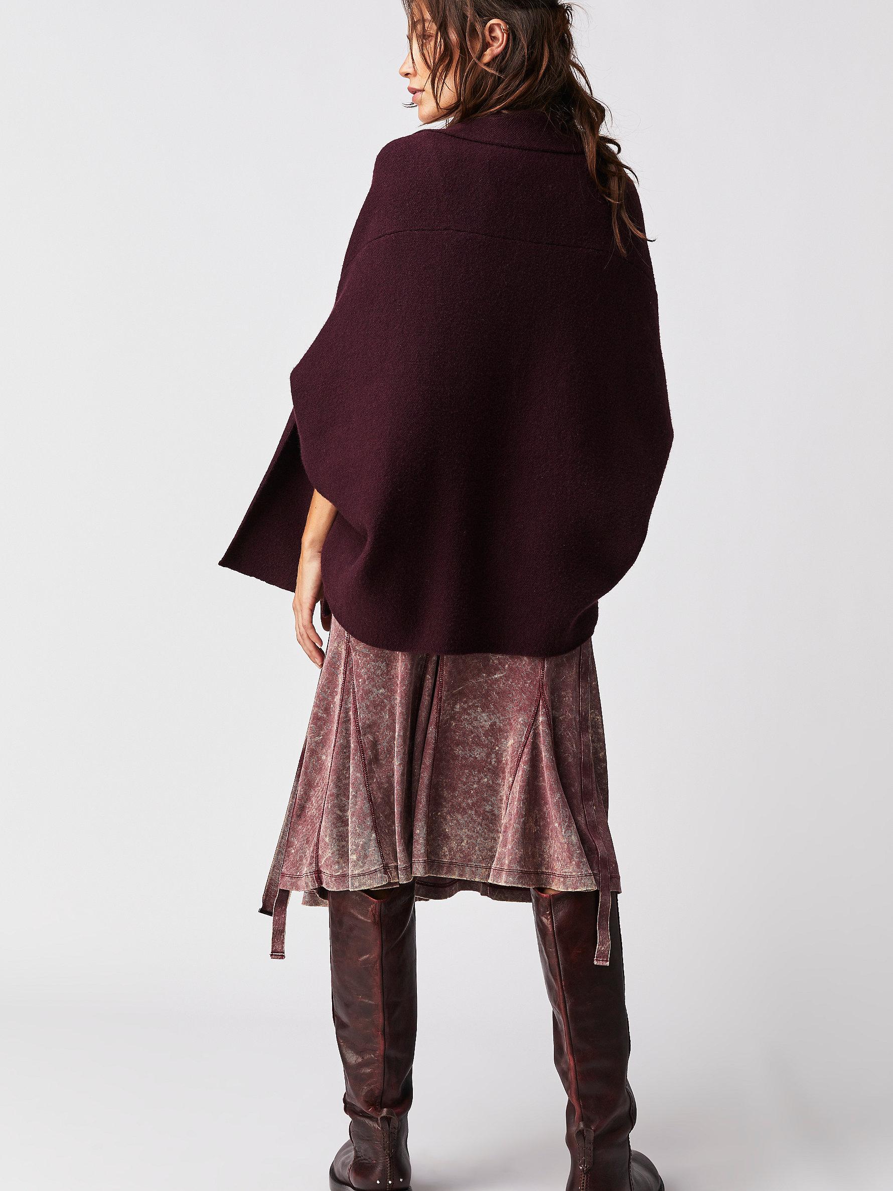 Free People Everyday Cocoon Poncho | Lyst