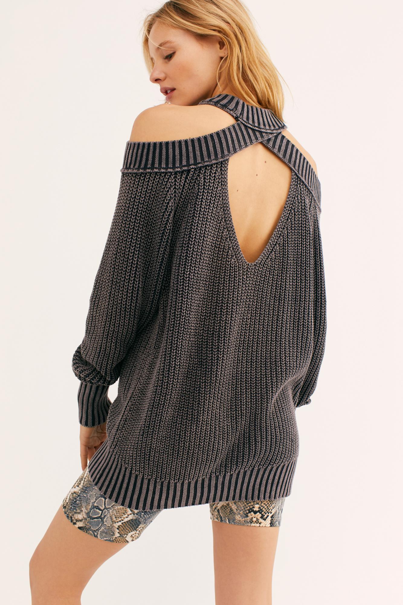free people half moon bay pullover sweater