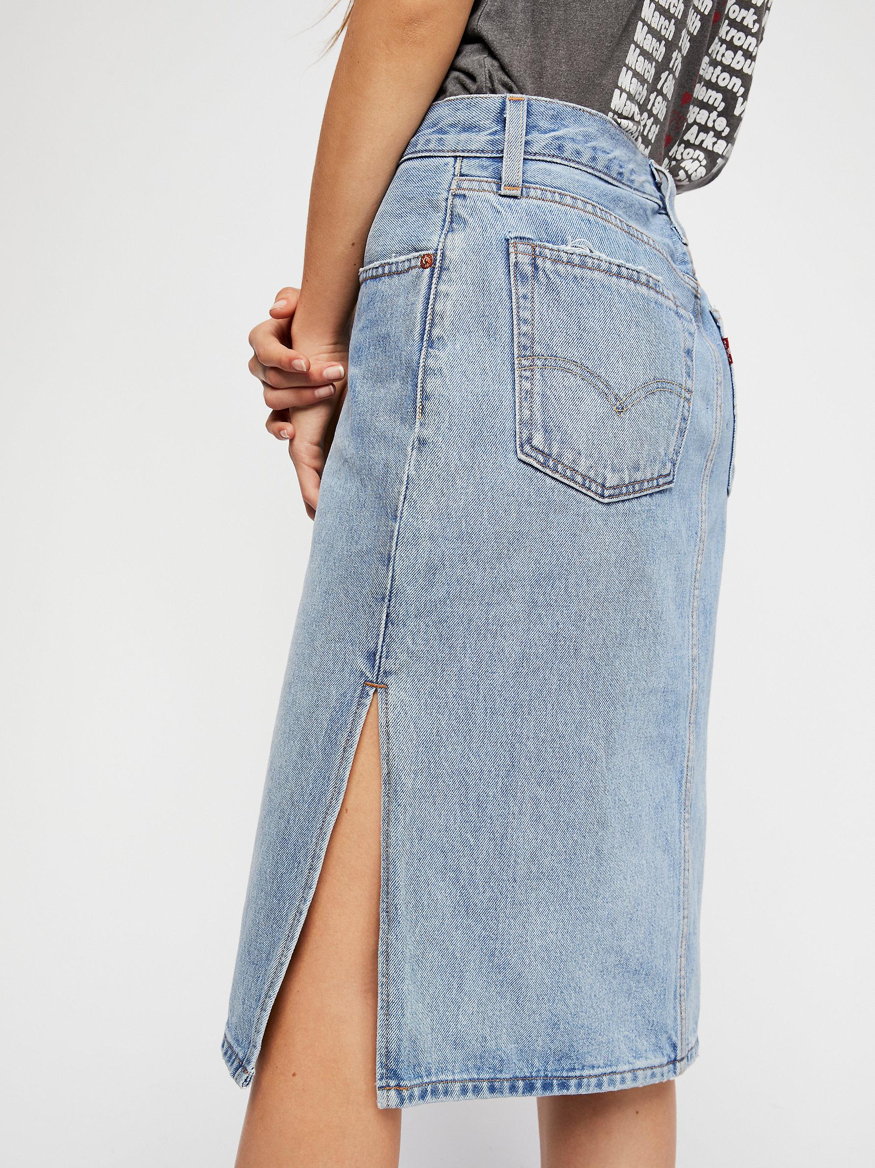 levis jeans skirt