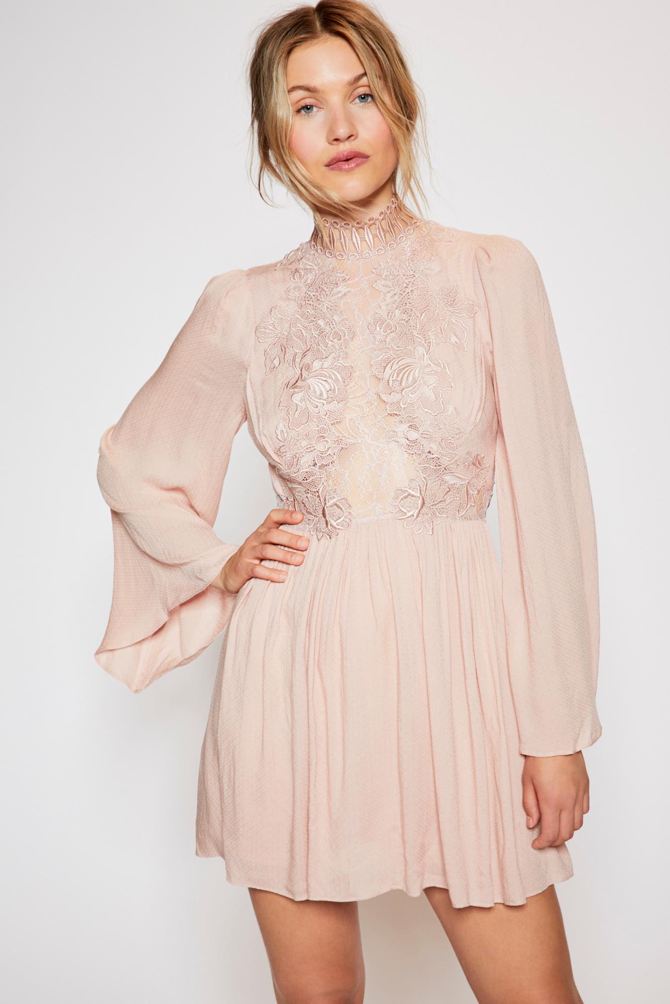 free people divine mini dress