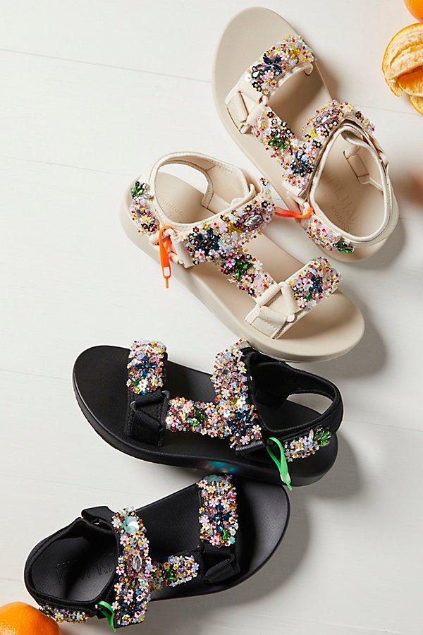 Nan-Ku Couture Sun Showers Sport Sandals in Natural | Lyst