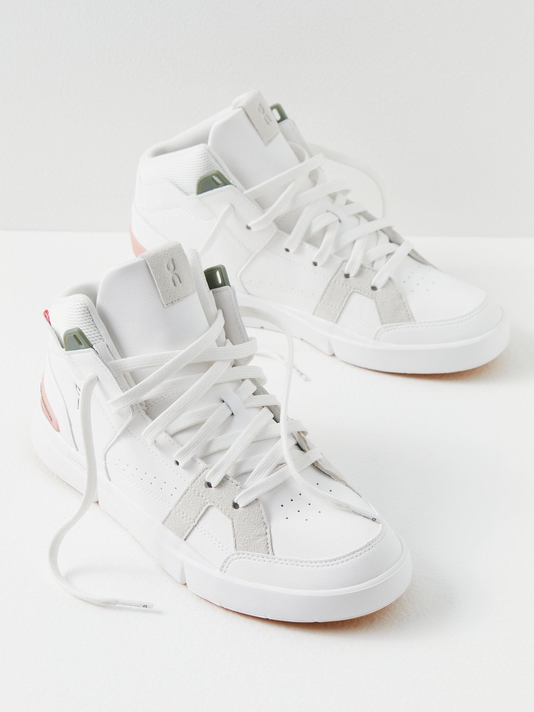 Free People The Roger Clubhouse Mid Sneakers in White | Lyst