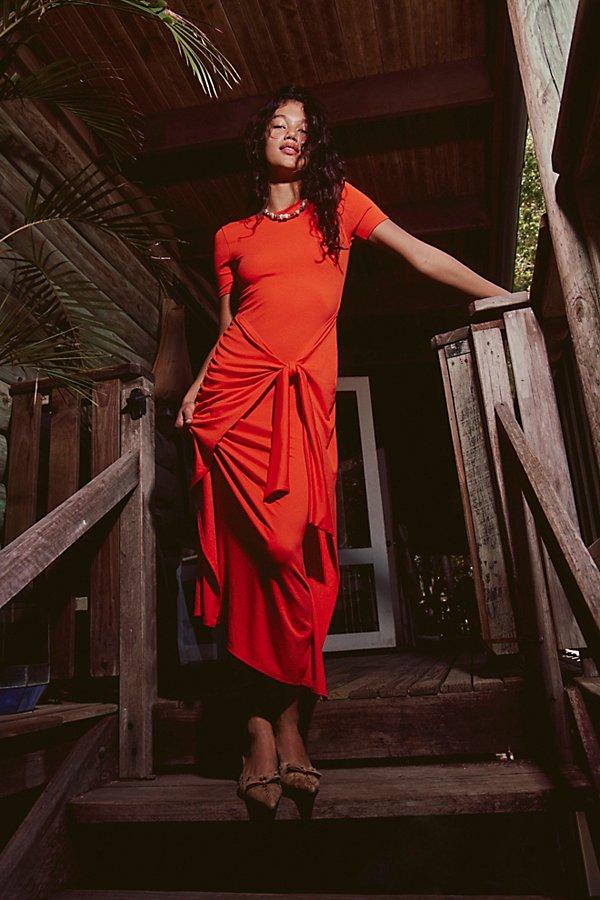 red free people dress Free People velvet balloon sleeve mini dress in red
