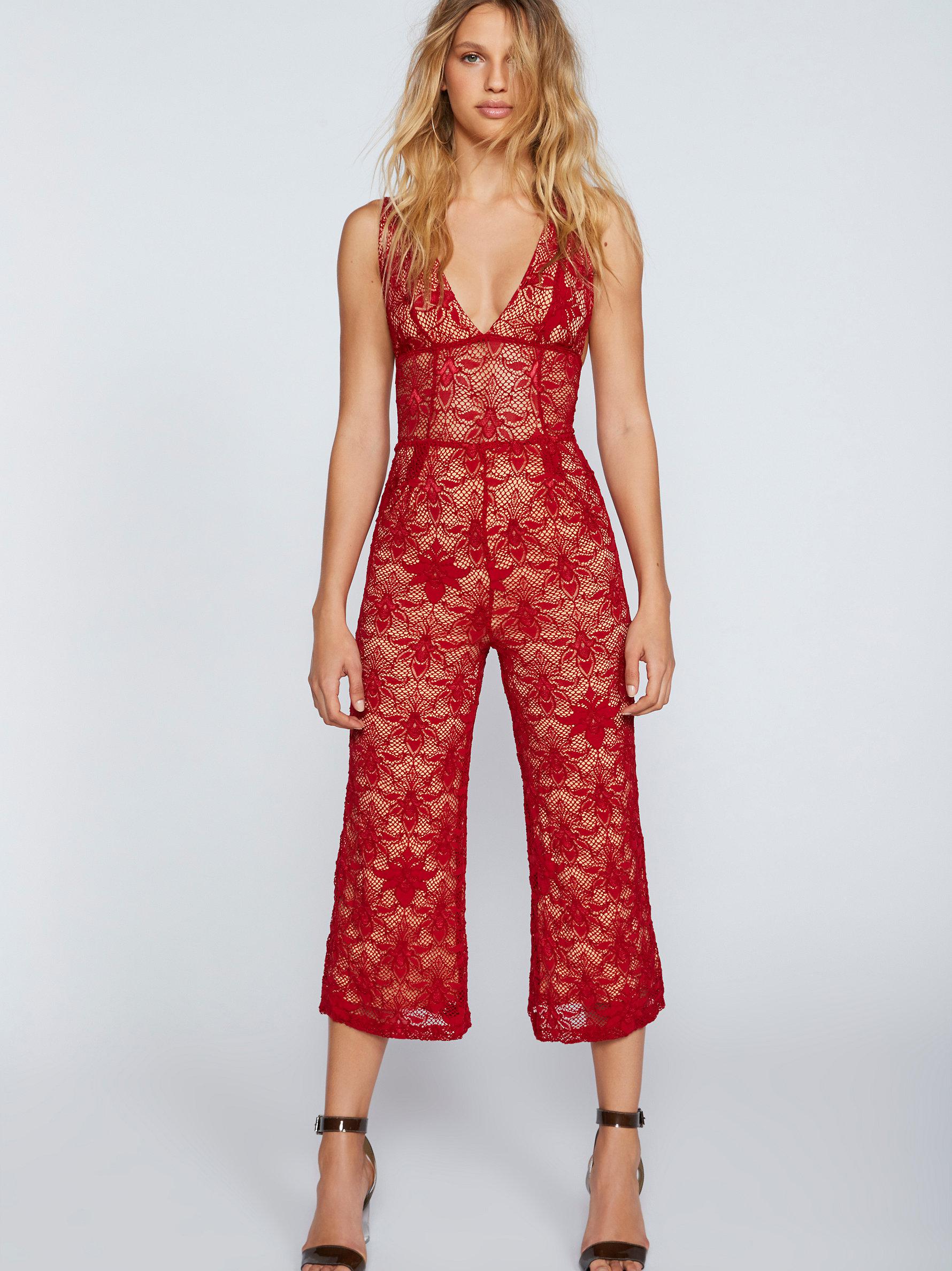 free people lace jumpsuit