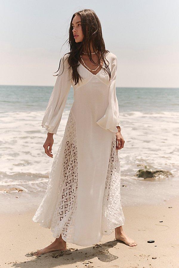 Free People Hazel Maxi in Natural | Lyst