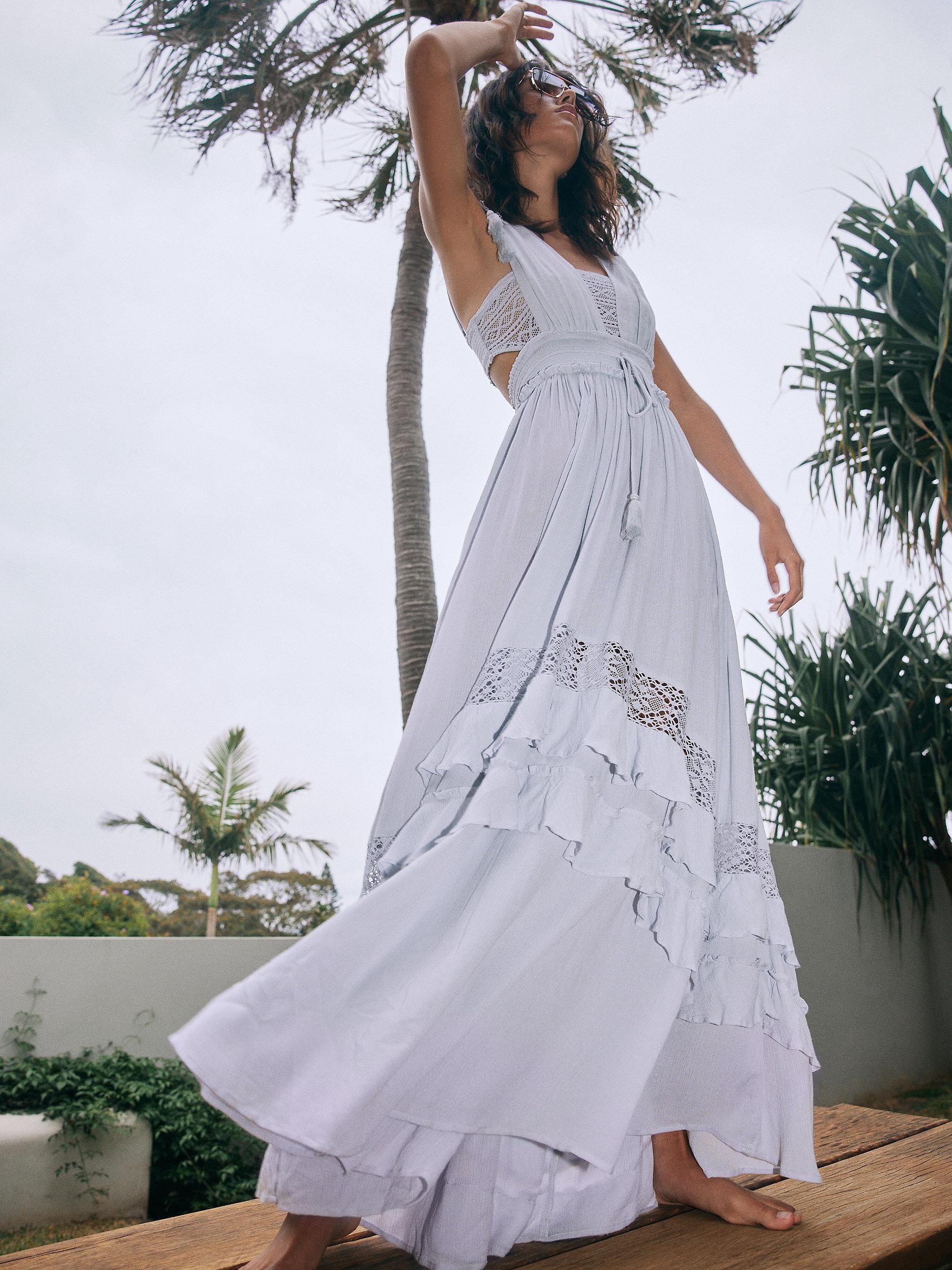 Free People Santa Maria Maxi Dress in Green Lyst Free People Santa Maria Maxi Dress in Green Lyst