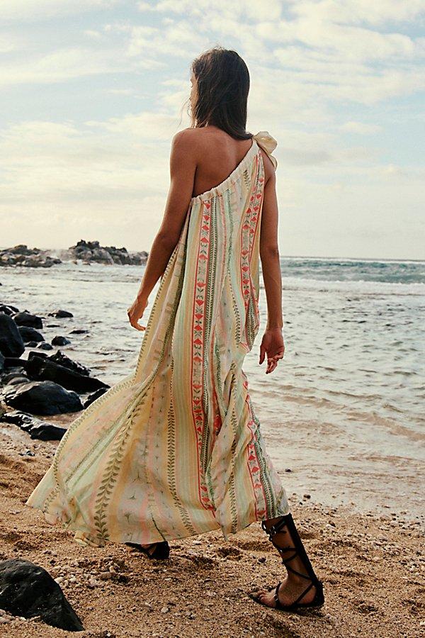 Free People Tova Maxi Dress in Natural | Lyst
