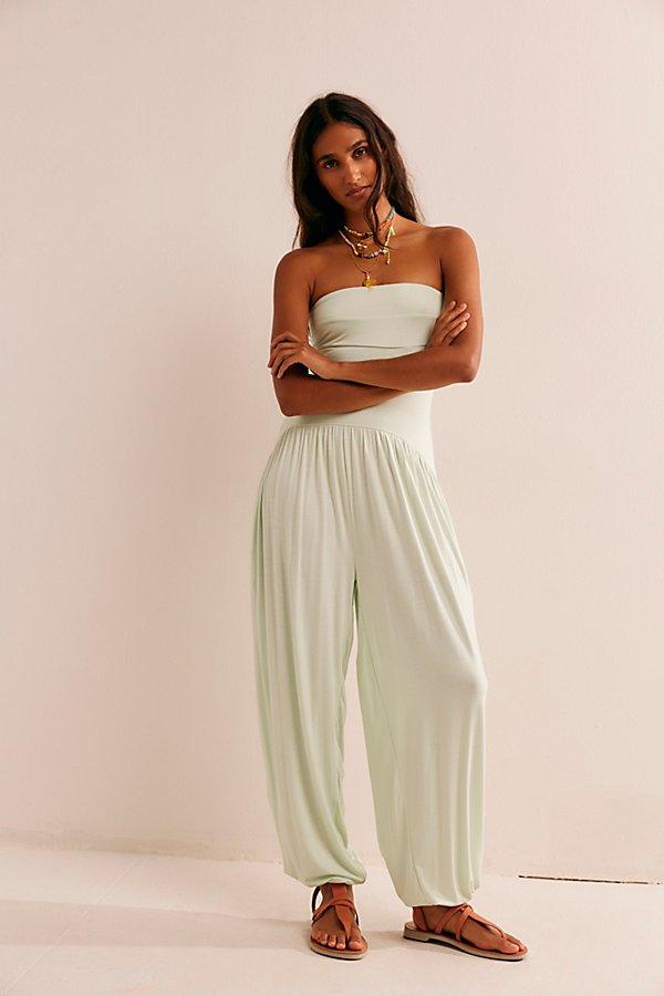 Free People Mora Drop-Waist One-Piece in Natural | Lyst