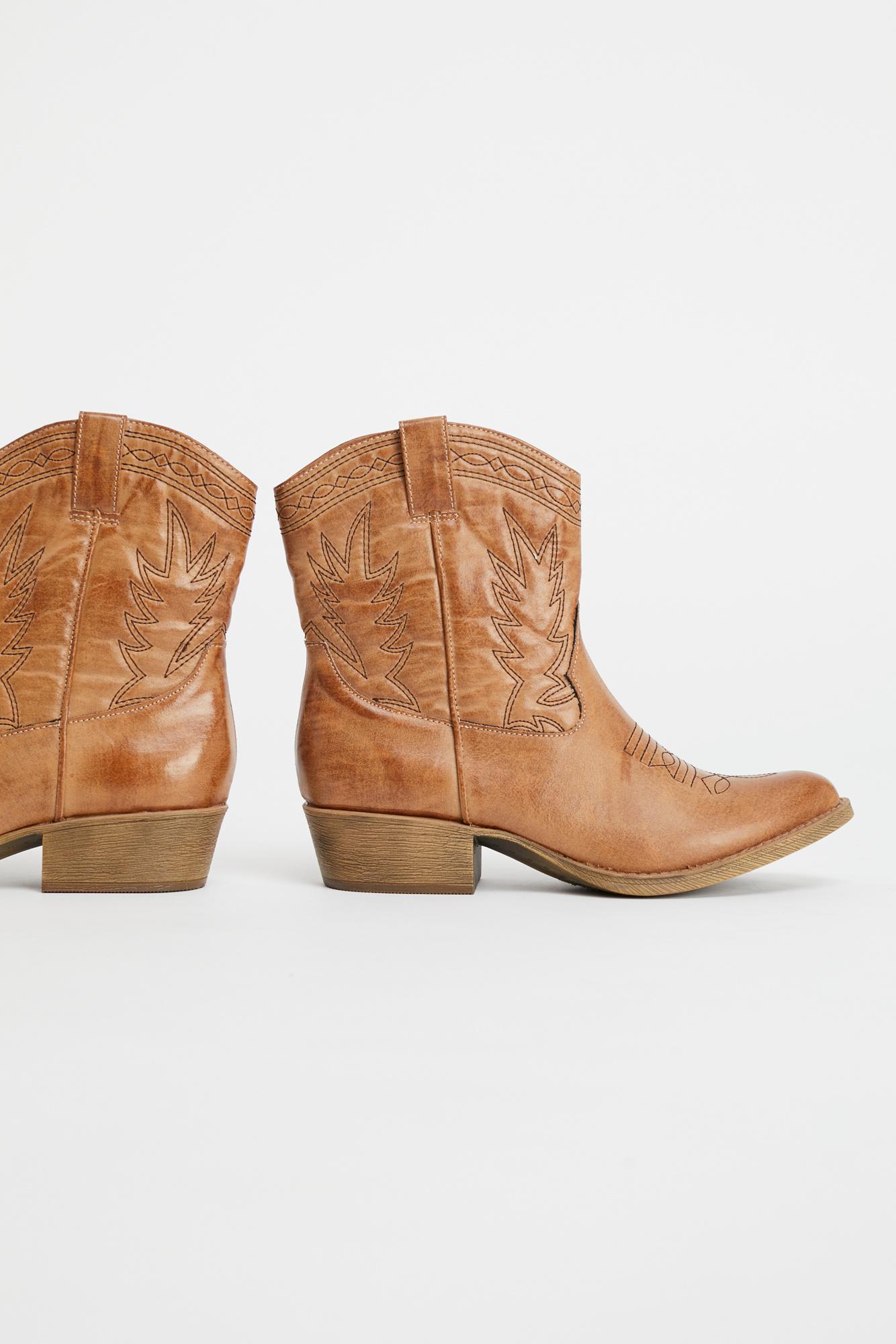 Free People Vegan Ranch Boot in Brown | Lyst