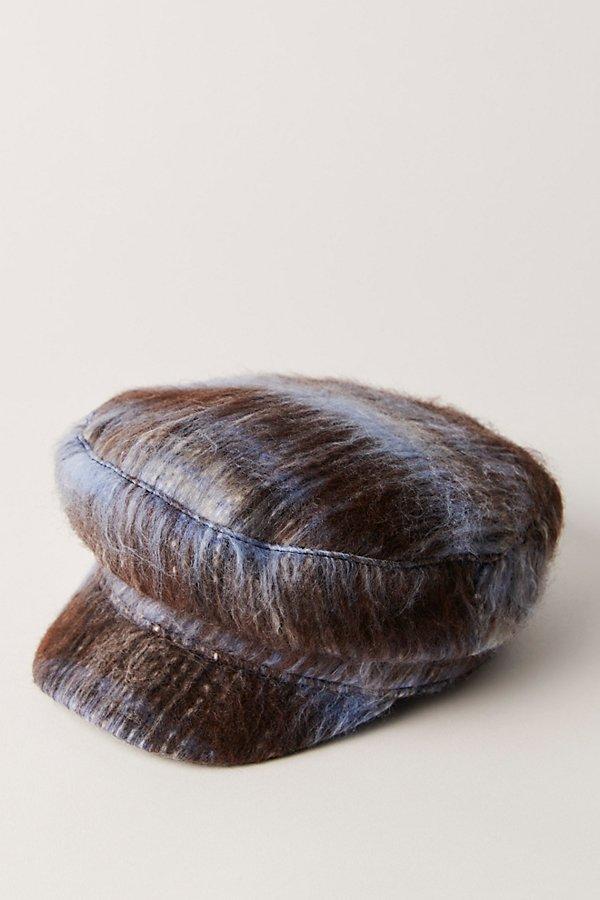 NWT Free People Upstate Wool Cadet Cap. Blue Free People Upstate Wool Cadet Cap in Brown | Lyst main image 3